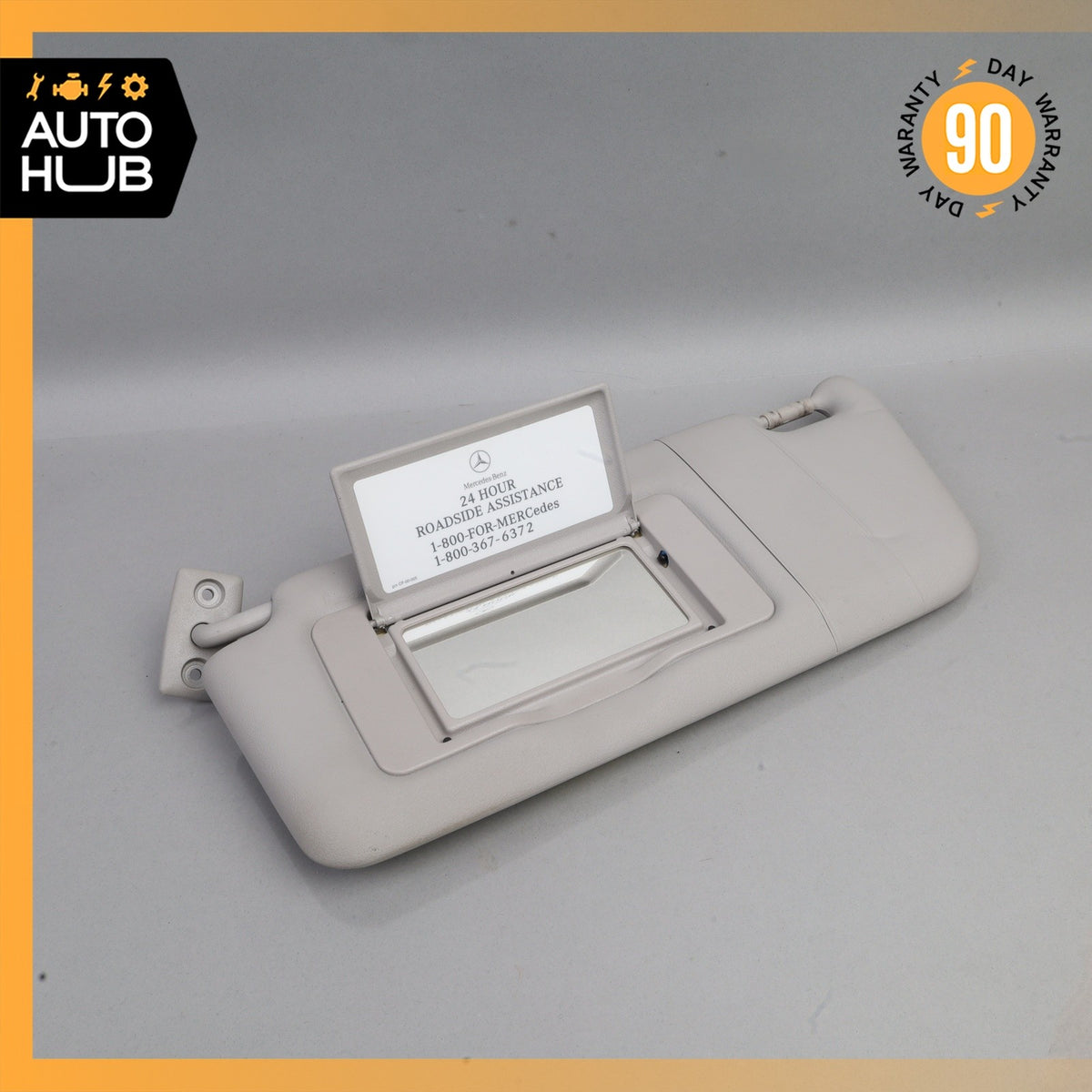 02-09 Mercedes W209 CLK350 C230 Left Driver Side Sunvisor Sun Visor OEM 67k - photo 6
