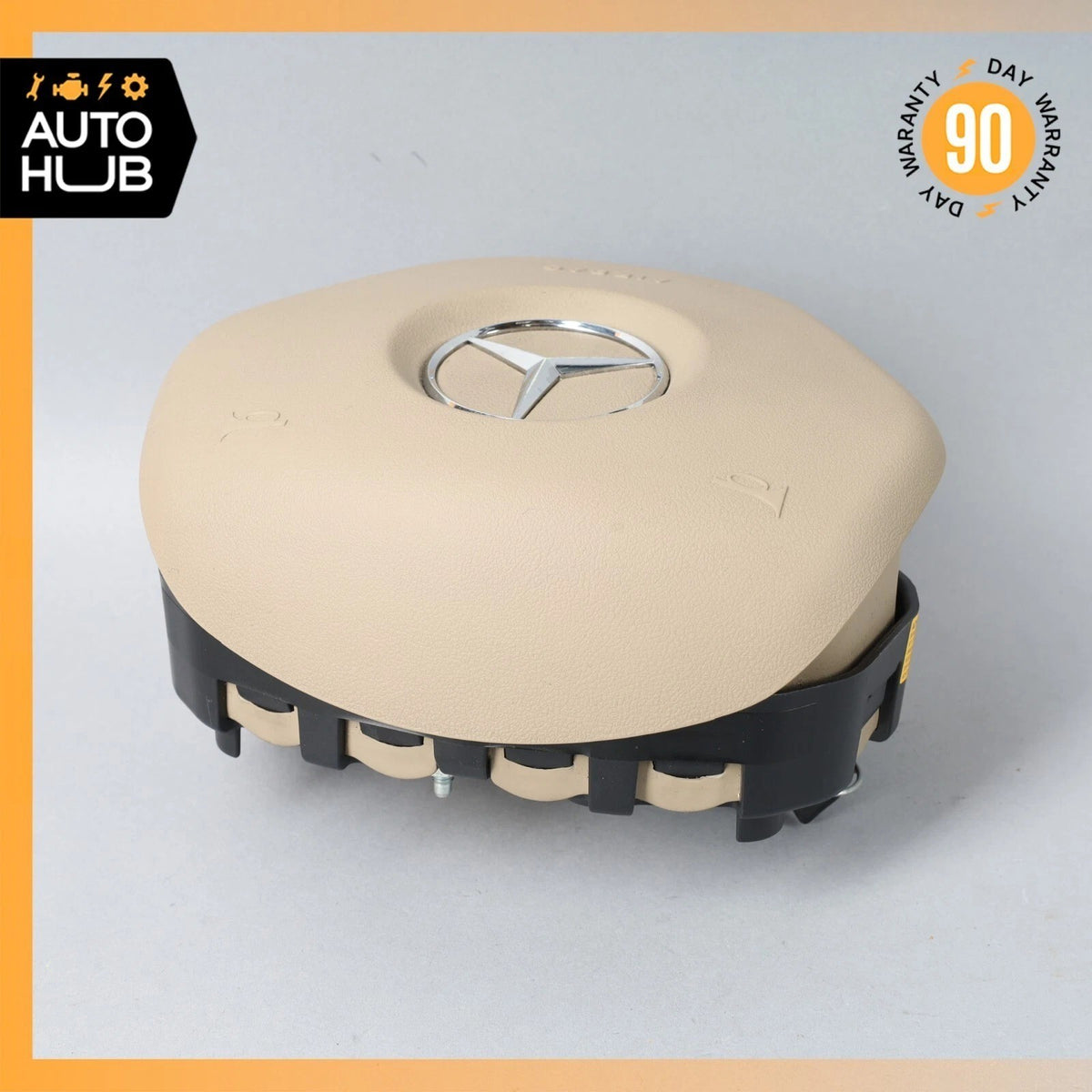 12-17 Mercedes W212 E250 C250 CLS550 Driver Steering Wheel Airbag Beige OEM - photo 7