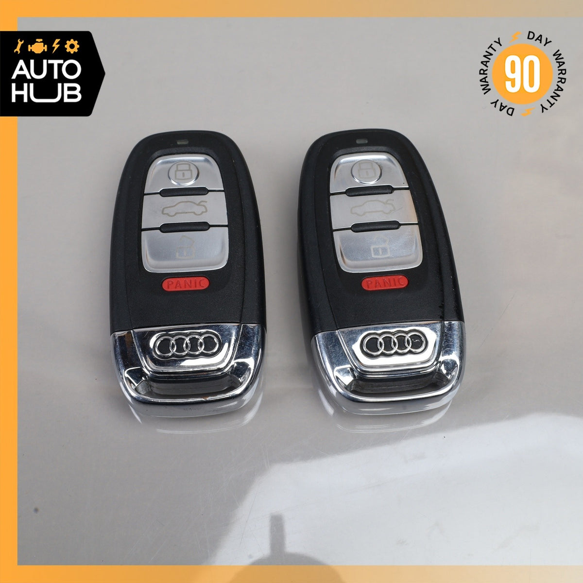 12-18 Audi C7 S6 A6 Key Fob Entry Remote Lock Switch Set OEM 51k - photo 2