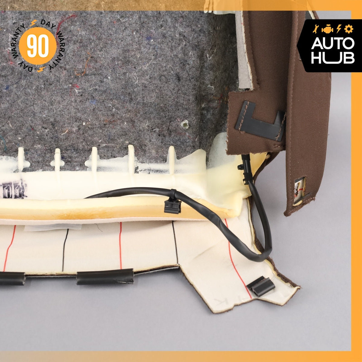 15-20 Audi 8V A3 E-Tron S3 Front Left Side Top Upper Seat Cushion Brown OEM - photo 17