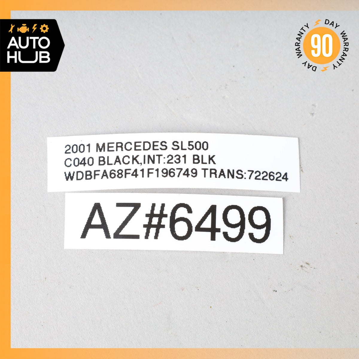 93-02 Mercedes R129 SL500 500SL Front Left Wear & ABS Wheel Speed Sensor OEM - photo 13