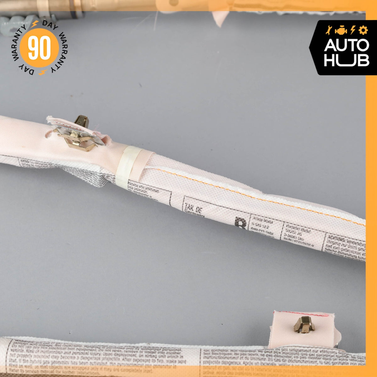 11-18 Porsche Cayenne 958 Roof Curtain Airbag Air Bag Right Side OEM 39k - photo 6