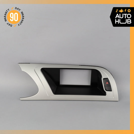 10-12 Audi B8 A4 S4 Dashboard Center Display Screen Cover Trim Bezel OEM - photo 1