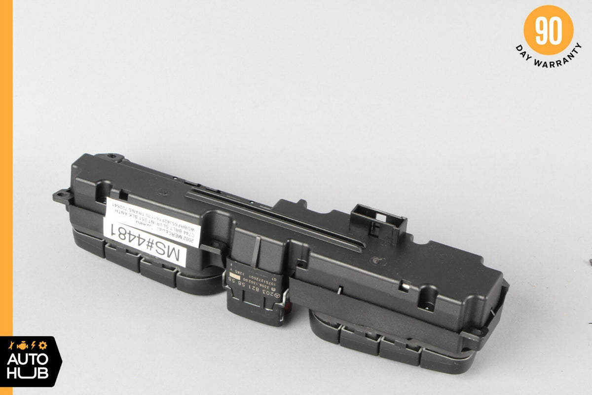 01-04 Mercedes W209 CLK320 C32 AMG Dashboard Control Switch Panel 2038215858 OEM - photo 3