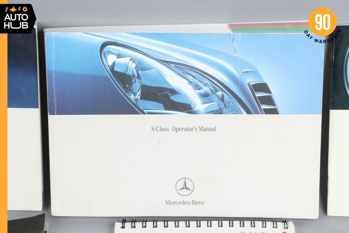 2003 Mercede-Benz W220 S430 Owner's Operator Maintenance Manual Book OEM - photo 3