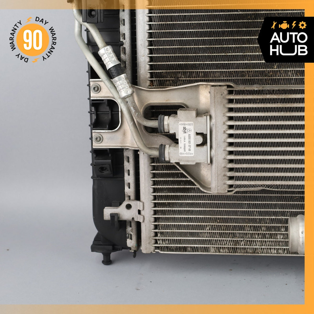 06-13 Mercedes X164 GL350 R350 Cooling Radiator AC Condenser Oil Cooler OEM - photo 17