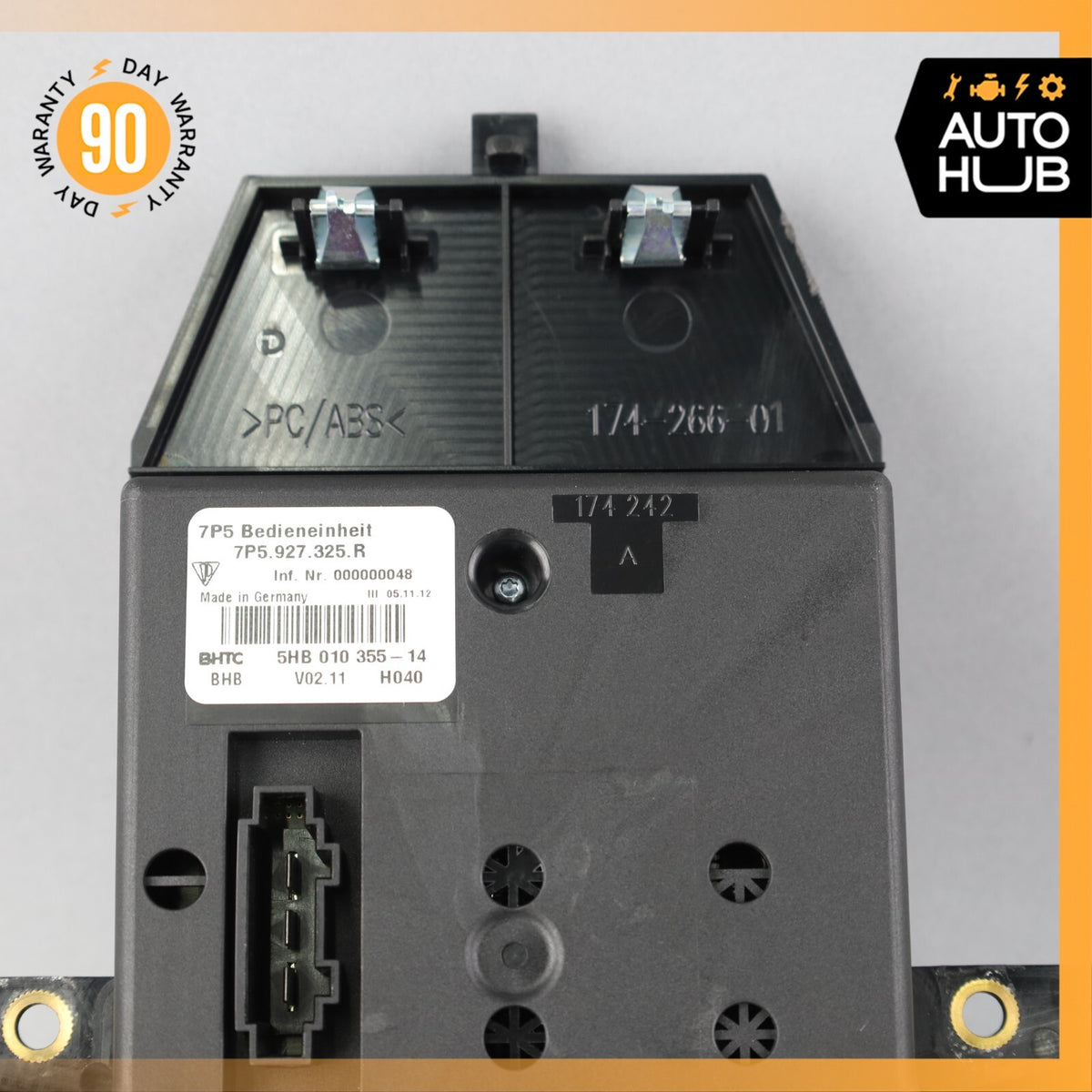 11-14 Porsche Cayenne S 958 Rear Seat Heat Lock Switch Control Panel OEM 90k - photo 7