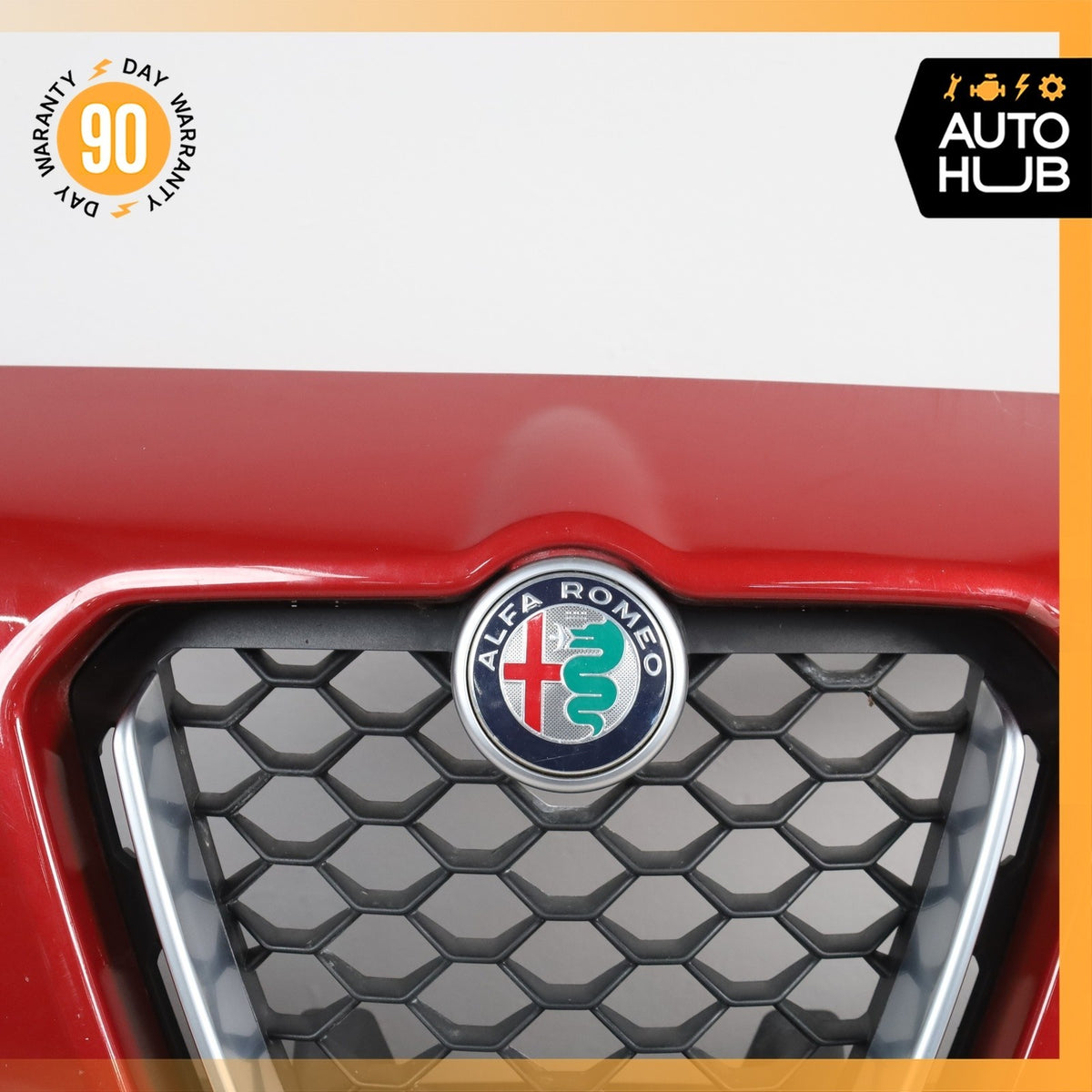 17-26 Alfa Romeo 949 Stelvio Front Bumper Cover Assembly Red OEM 72k - photo 3