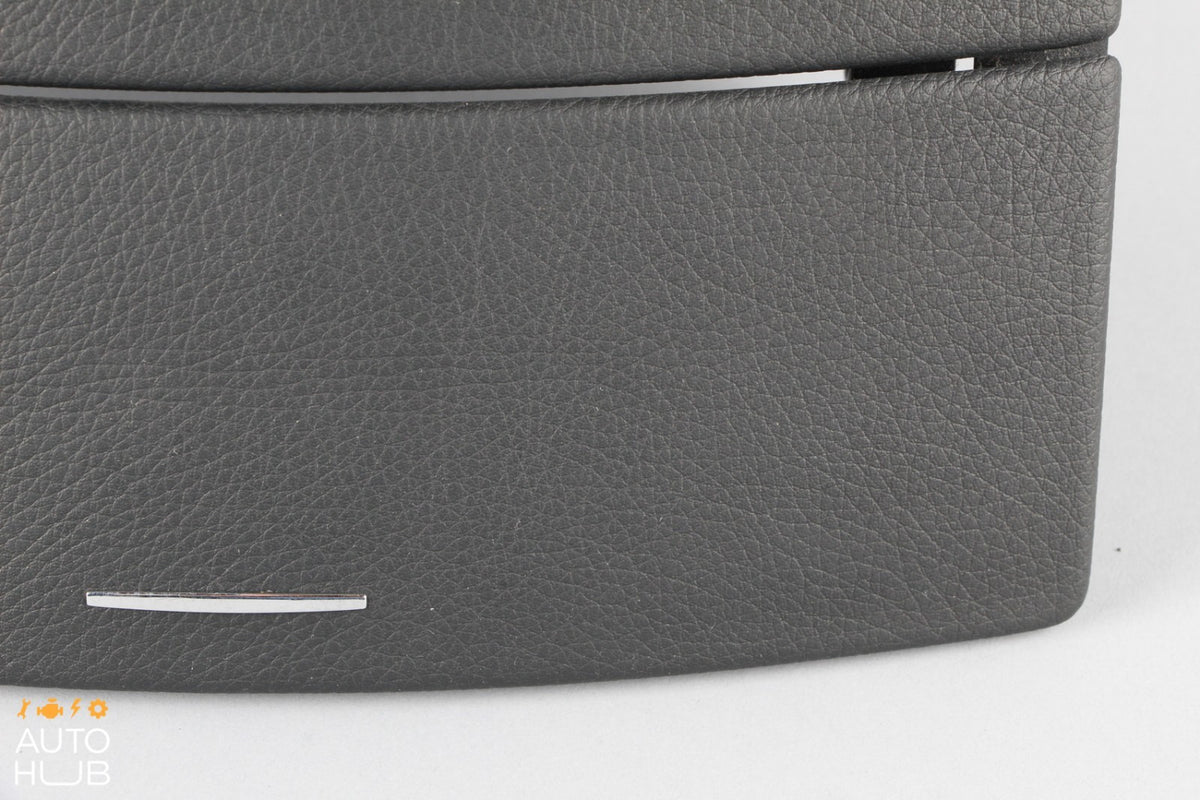 07-09 Mercedes W221 S550 S450 Center Console Dashboard CD Player Cover Black OEM - photo 5