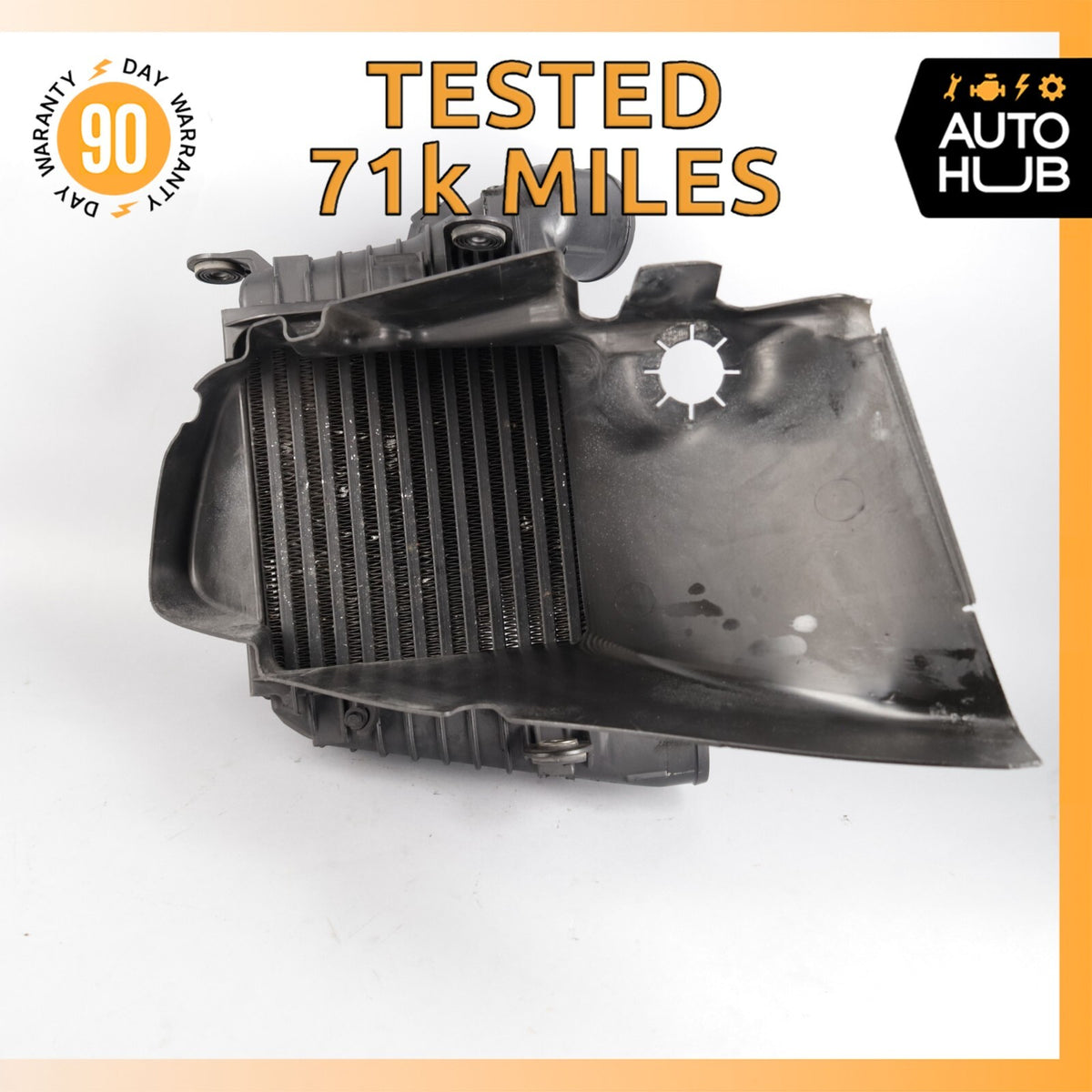 Bentley Continental GTC 6.0L Right Turbo Intercooler Radiator w/ Air Duct OEM - photo 1