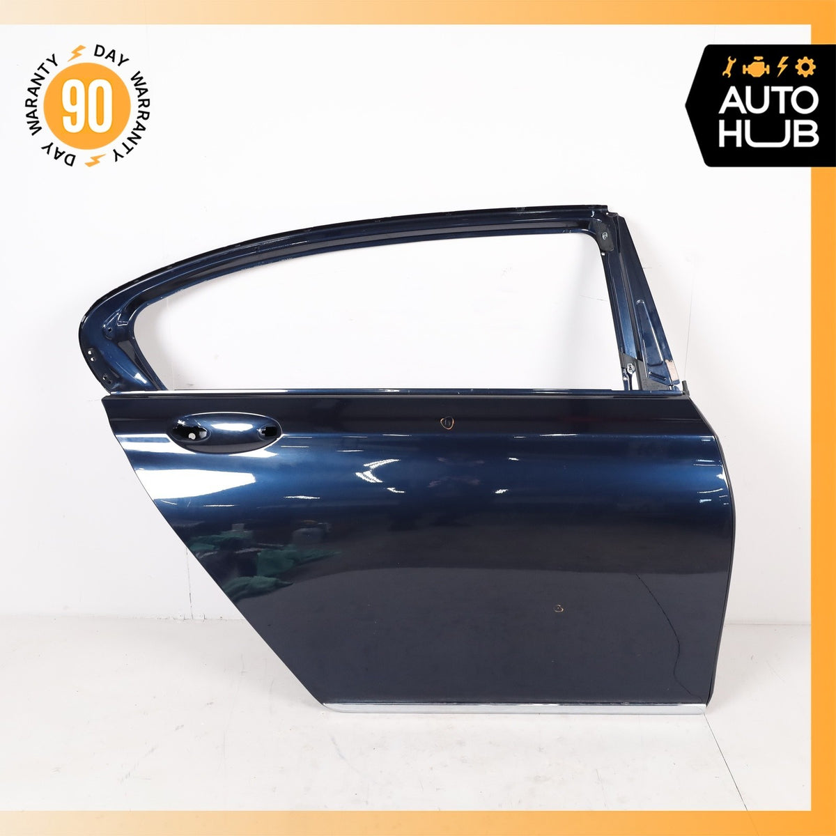 16-22 BMW G12 750Li 740Li Rear Right Passenger Side Door Shell Blue OEM - photo 1
