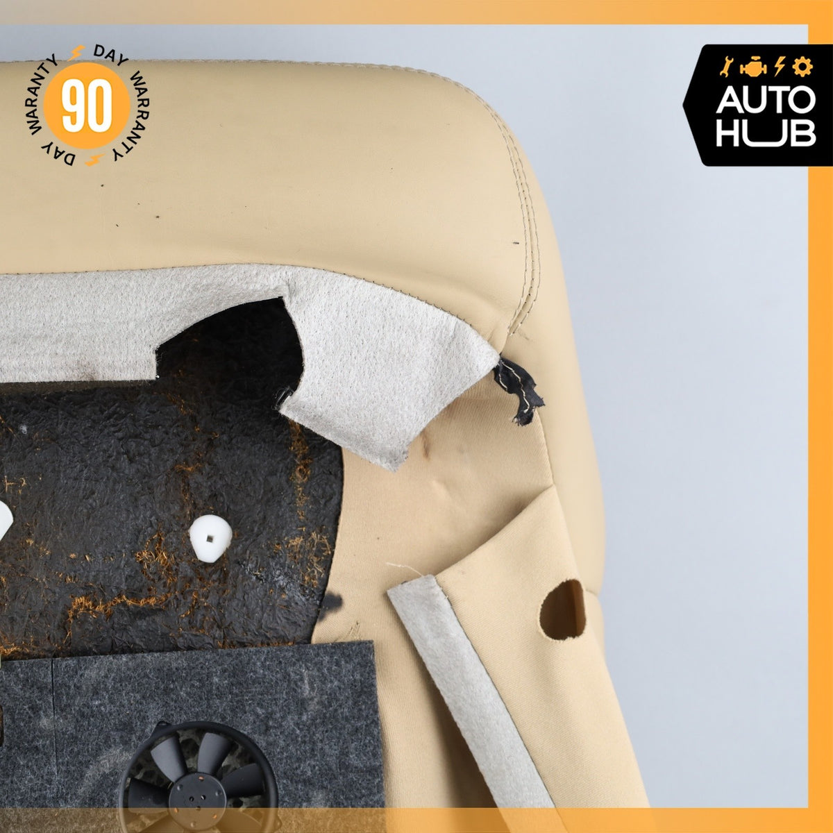 07-09 Mercedes W211 E63 AMG Front Left or Right Top Upper Seat Cushion Beige OEM - photo 9