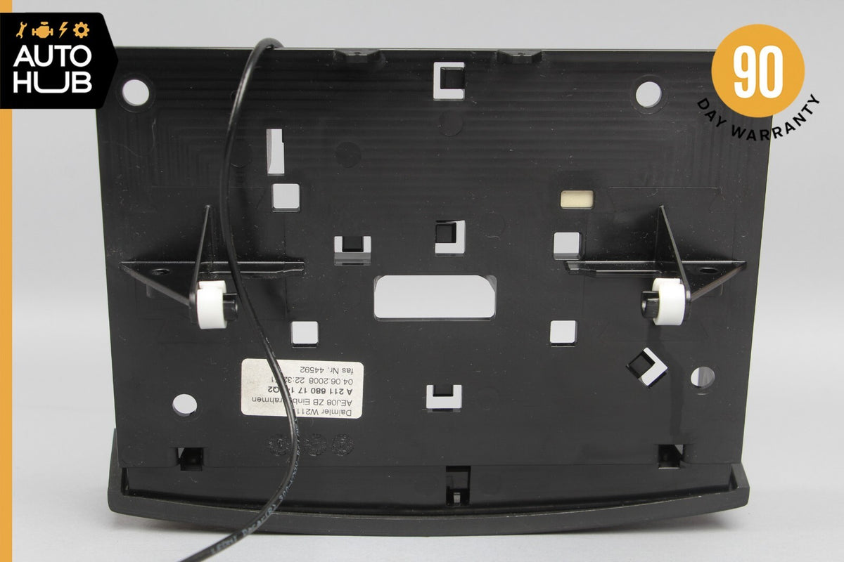 07-09 Mercedes W211 E350 CLS550 E63 AMG Hazard Switch Control Panel Wood OEM - photo 9