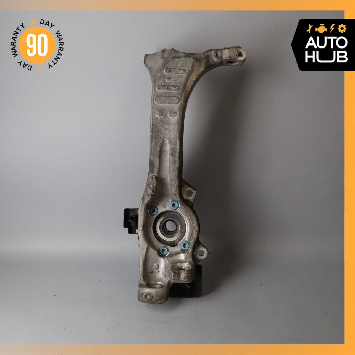 12-13 Bentley Continental GT GTC Front Right Side Spindle Knuckle Hub OEM 56k - photo 8