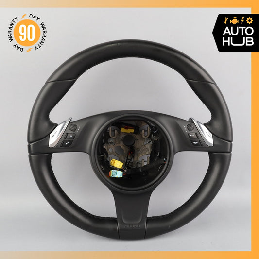 11-16 Porsche Panamera 970 / Cayenne Steering Wheel w/ Paddle Shifters Black OEM - photo 1