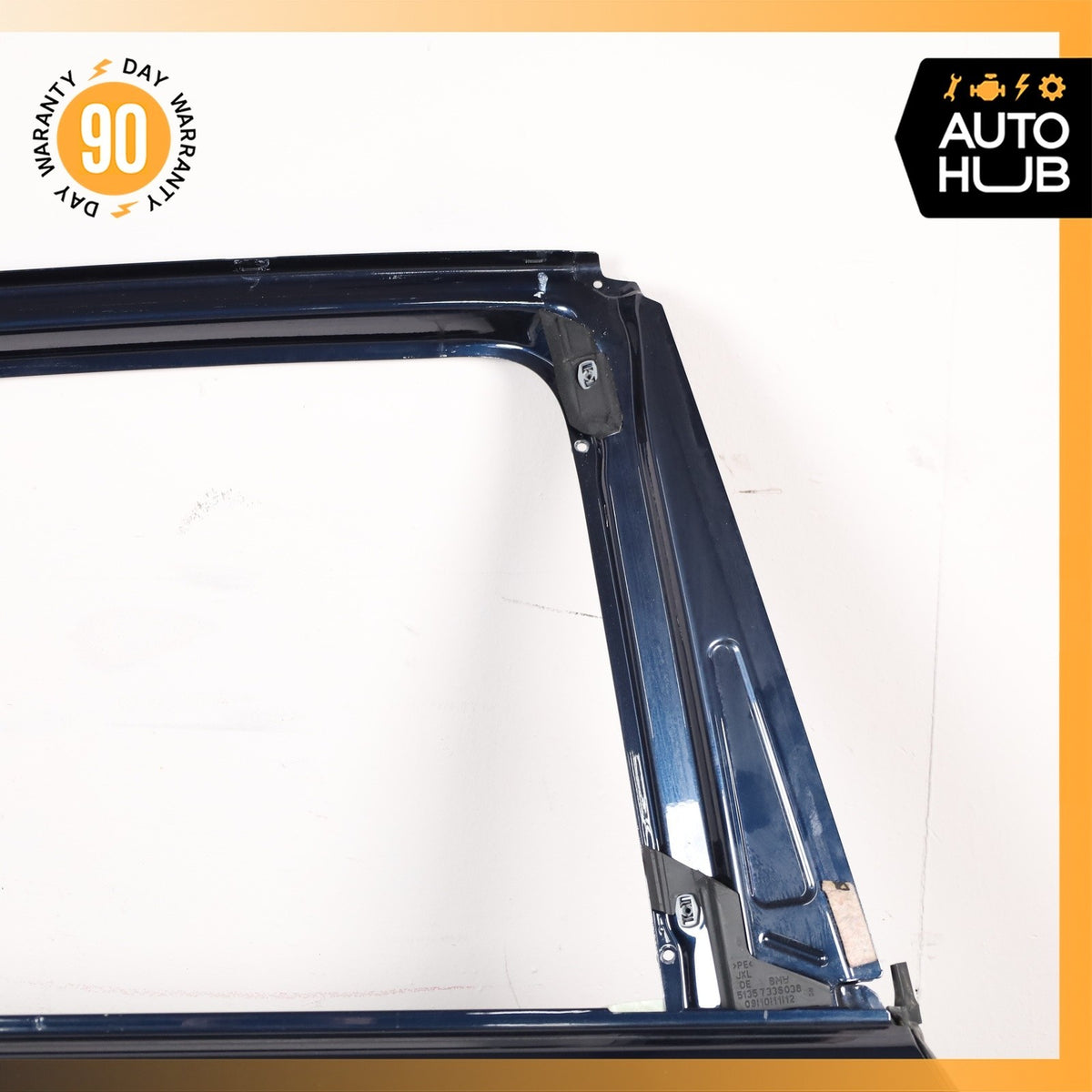 16-22 BMW G12 750Li 740Li Rear Right Passenger Side Door Shell Blue OEM - photo 4