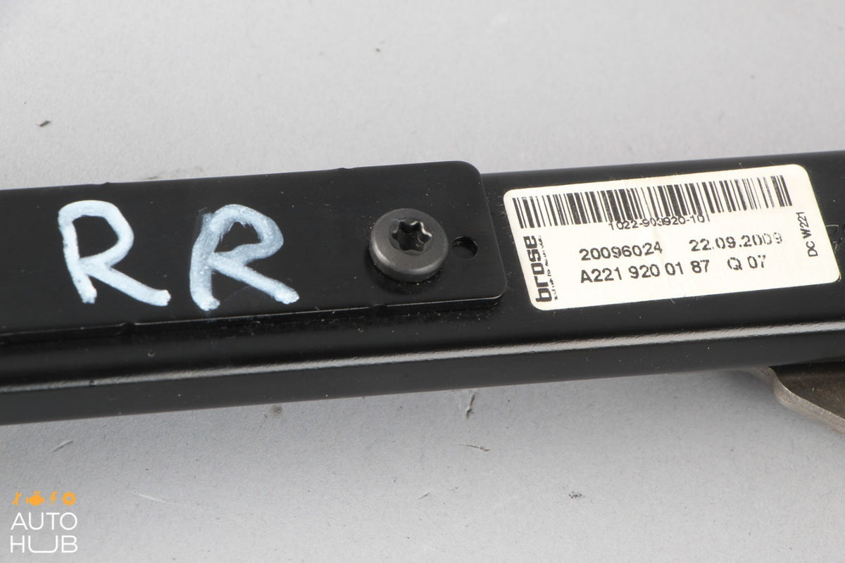 10-13 Mercedes W221 S400 S550 Rear Recline Seat Track Frame Right 2219200187 OEM - photo 12