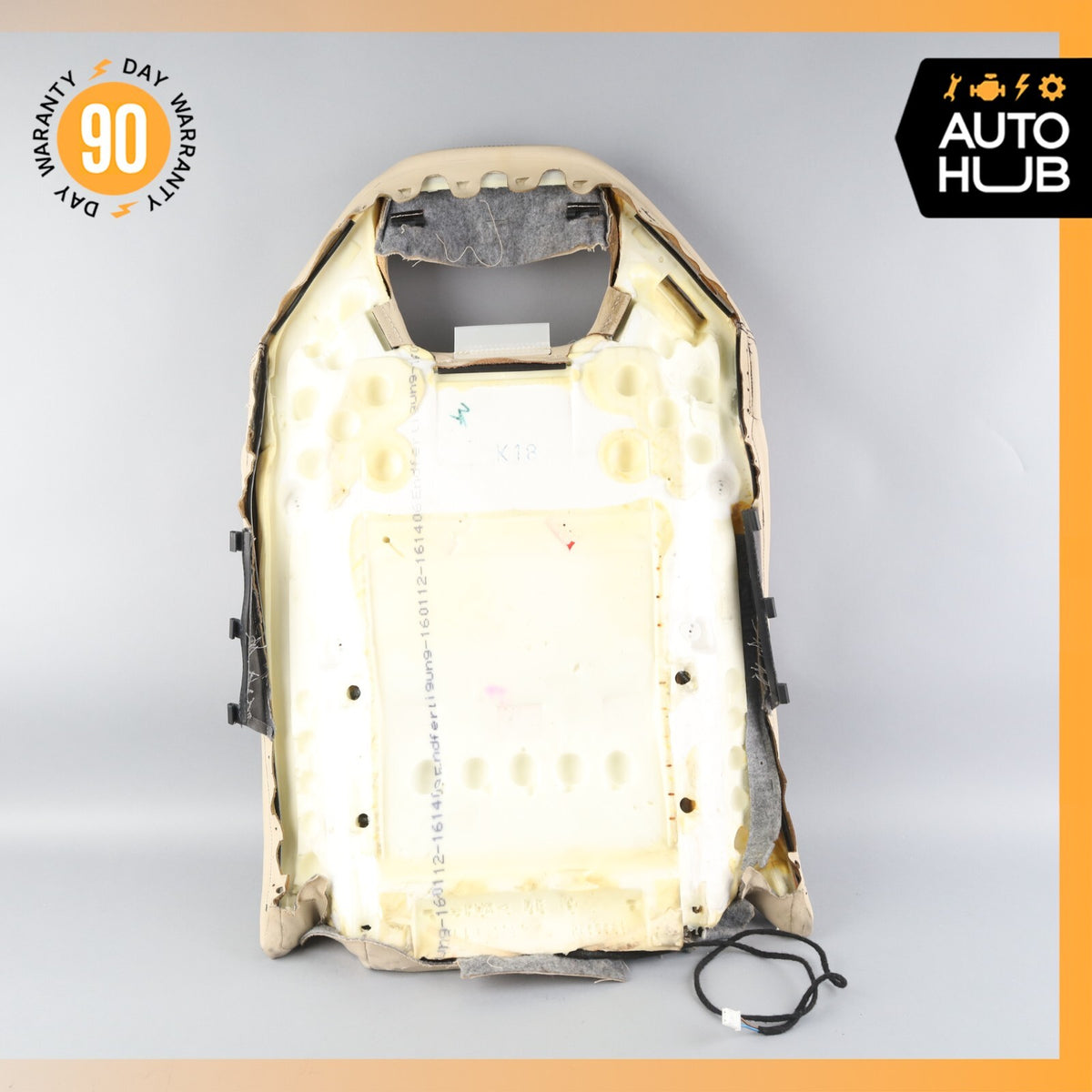 12-16 Mercedes R172 SLK350 SLK250 Right Side Upper Seat Cushion Beige OEM 30k - photo 10