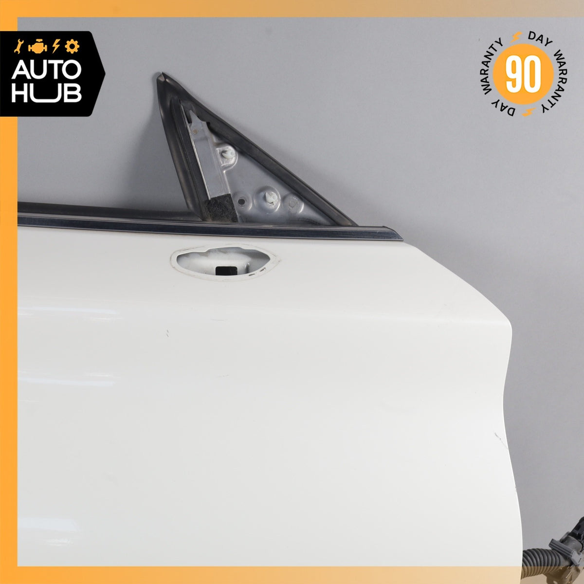 17-22 Infiniti Q60 Right Passenger Side Door Shell Frame Panel White OEM 71k - photo 3