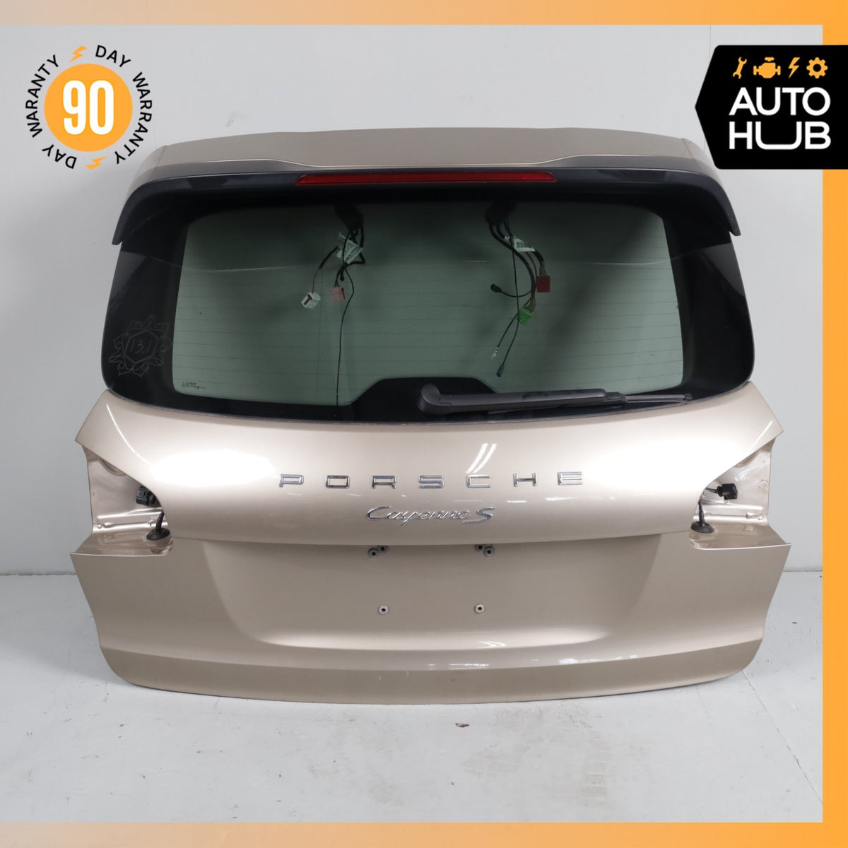 15-18 Porsche Cayenne 958 Trunk Lid Liftgate Tailgate Hatch Shell OEM - photo 1