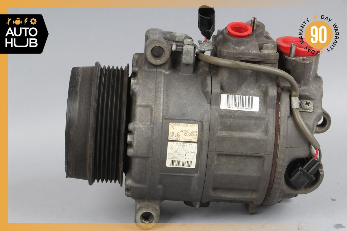 07-11 Mercedes W216 CL550 S550 A/C Air Conditioning Compressor 0022306711 OEM - photo 2
