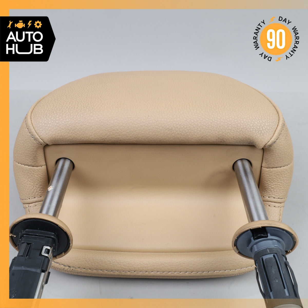 11-14 Porsche Cayenne 958 Hybrid S Front Right Side Headrest Head Rest Beige OEM - photo 8