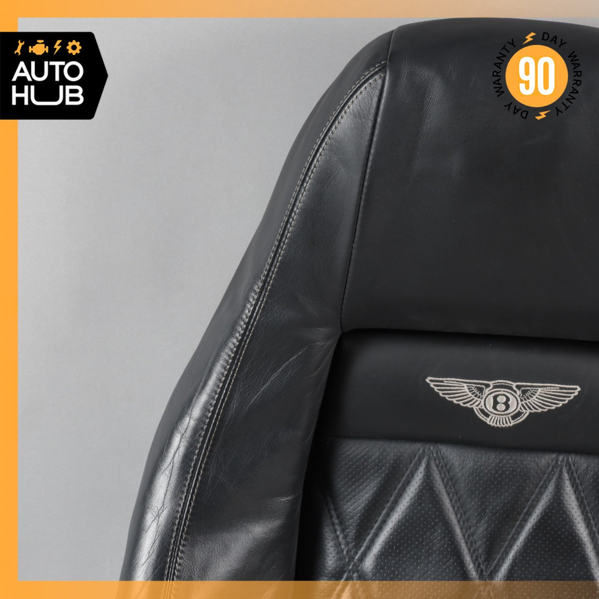 03-10 Bentley Continental GT Front Left Side Top Upper Seat Cushion OEM - photo 4