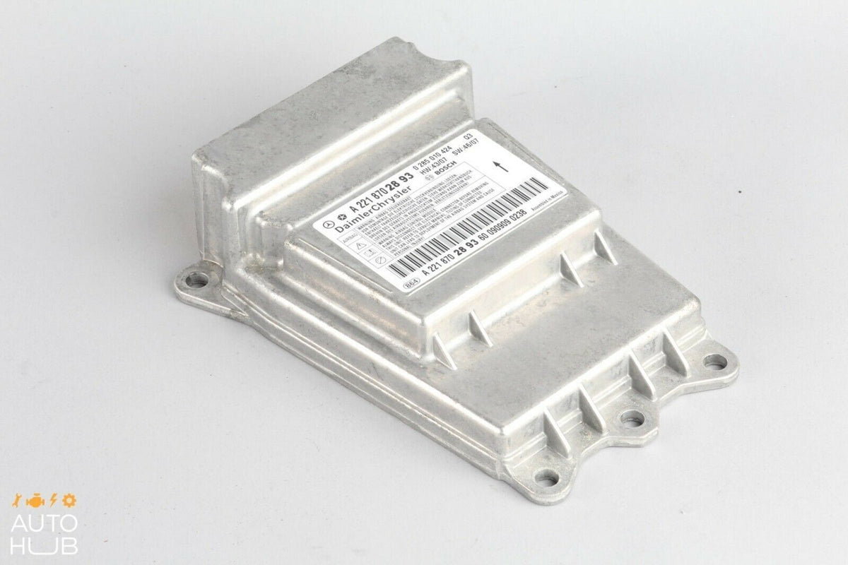 10-13 Mercedes W221 S400 Hybrid Airbag Air Bag Sensor SRS Control Module OEM - photo 5