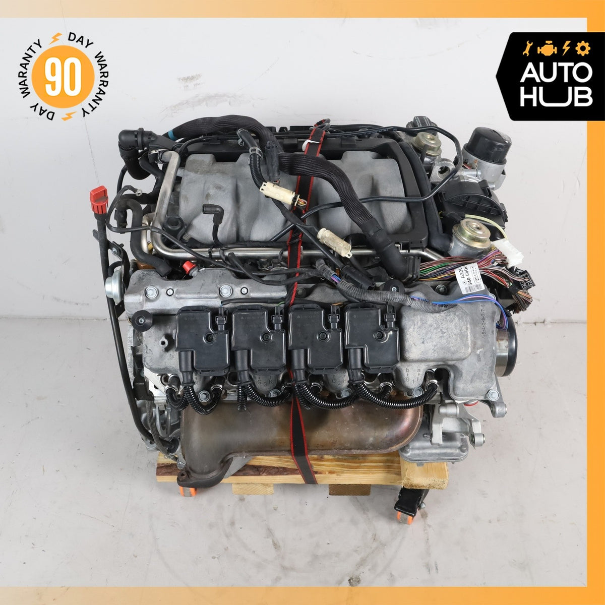 99-06 Mercedes R230 SL500 CLK500 Engine Motor Assembly 5.0 V8 M113 113.963 OEM - photo 4