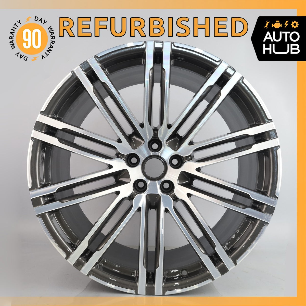 Porsche Macan 95B S Turbo 10 X 21 21" Rear Wheel Rim 95B601025BA OEM - photo 1