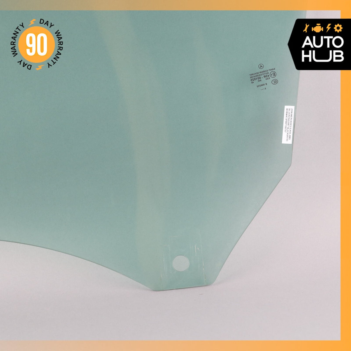 05-11 Mercedes R171 SLK55 SLK280 SLK300 Door Window Glass Front Right Side OEM - photo 11