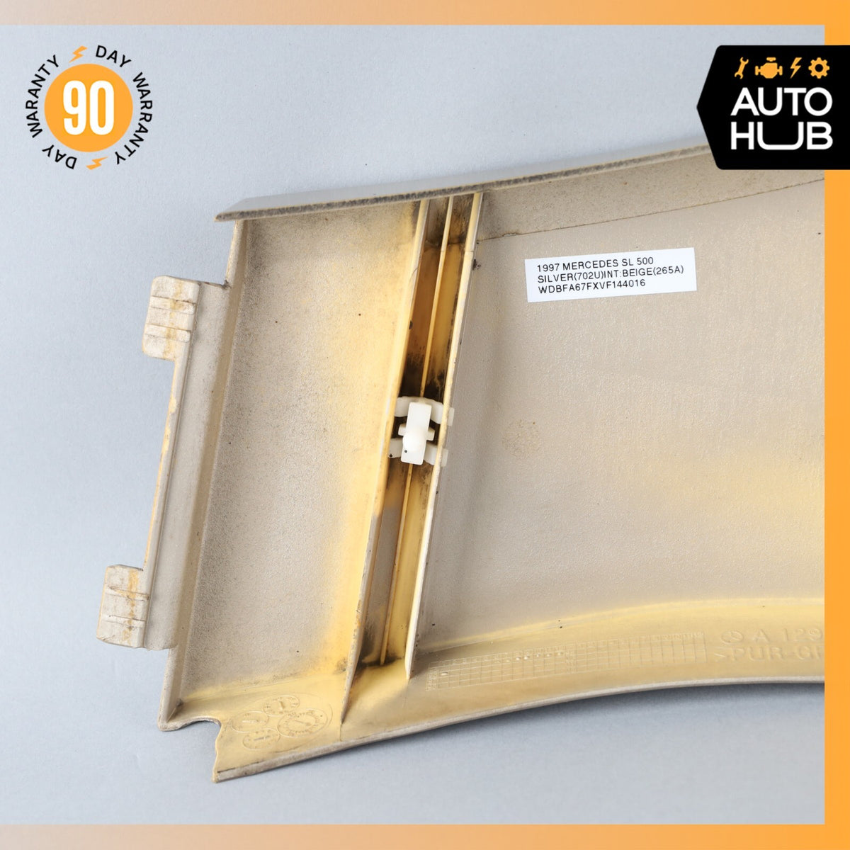 90-02 Mercedes R129 SL500 SL320 500SL Left Driver Side Quarter Panel Trim OEM - photo 6