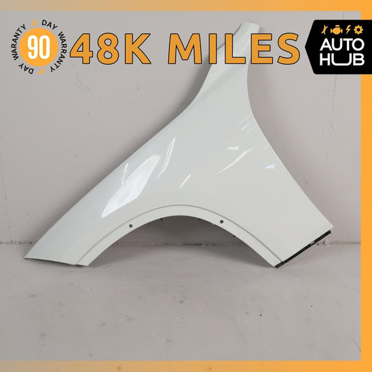 13-15 BMW E84 X1 Left Driver Side Fender Assembly White OEM - photo 1