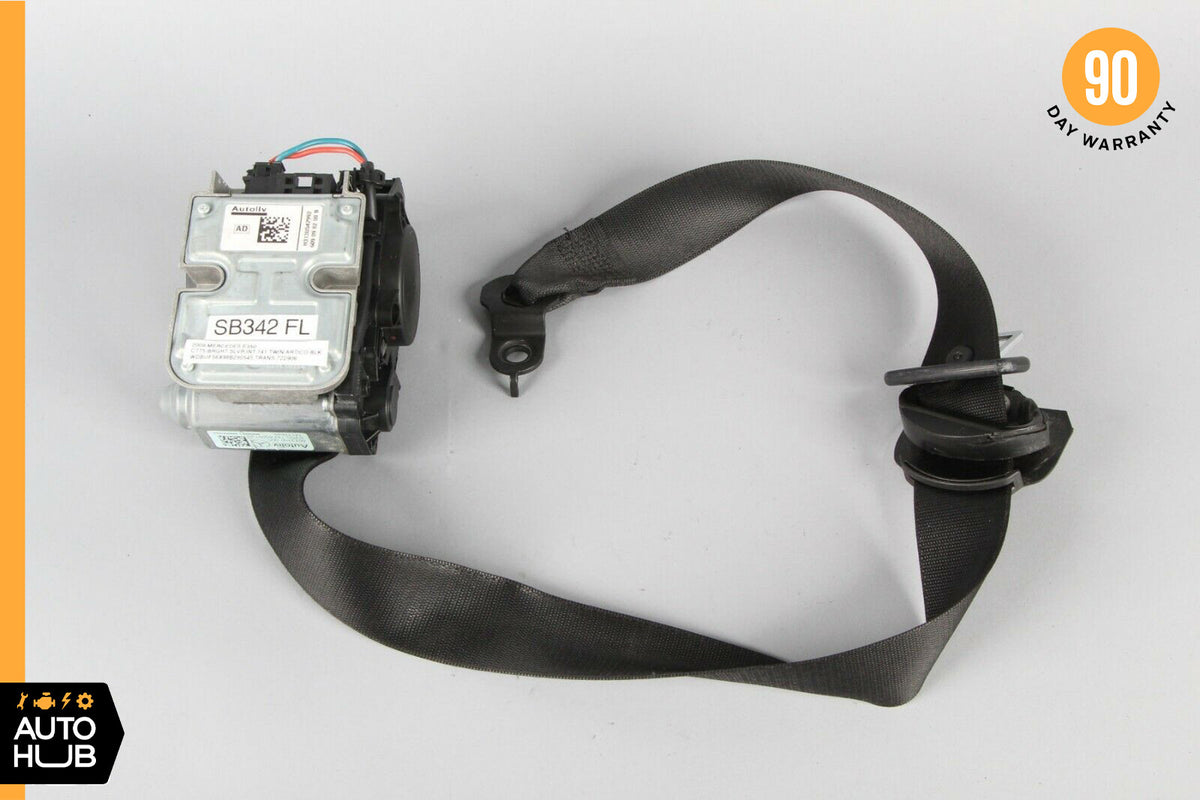07-09 Mercedes W211 E320 E350 E550 Seat Belt Retractor Front Left Side Black OEM - photo 1