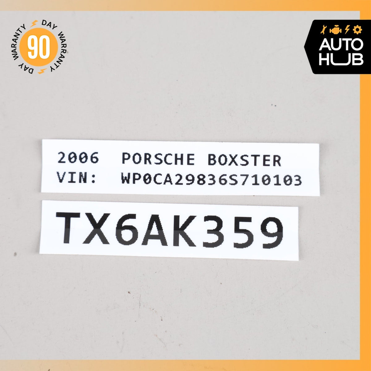 Porsche Boxster 987 Engine Oxygen O2 Lambda Sensor 98760612400 OEM - photo 9