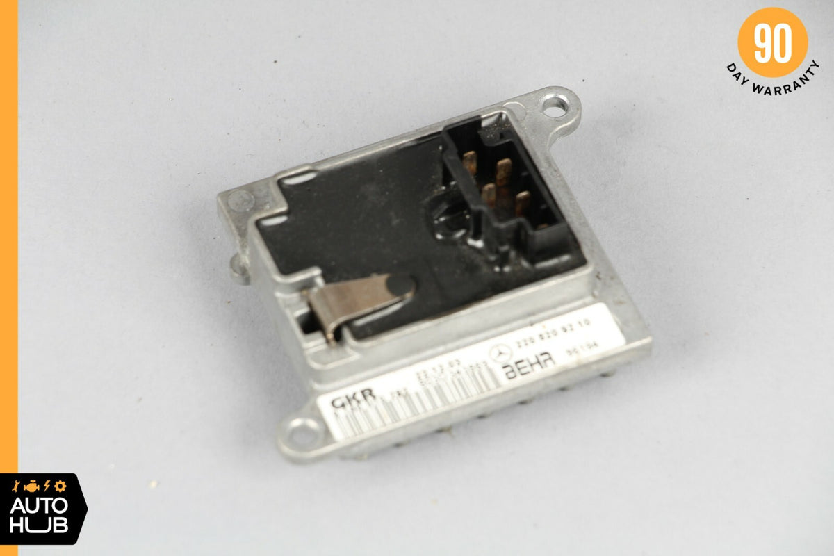 00-06 Mercedes W220 S500 S600 Rear AC Air Conditioning Blower Resistor OEM - photo 4