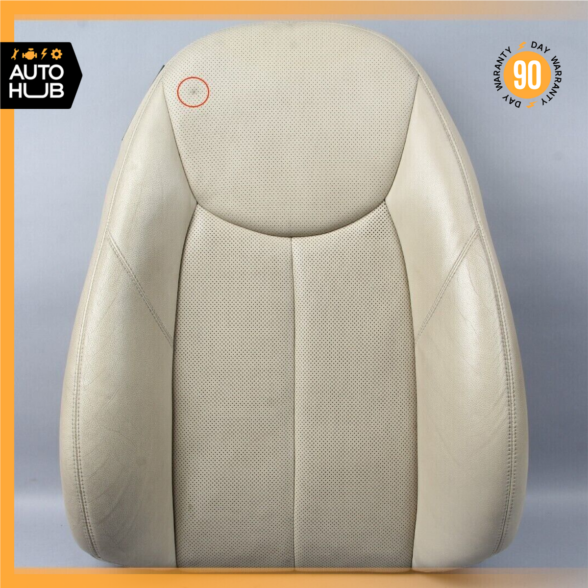 03-06 Mercedes R230 SL500 Top Upper Seat Cushion Right Side Beige OEM - photo 1
