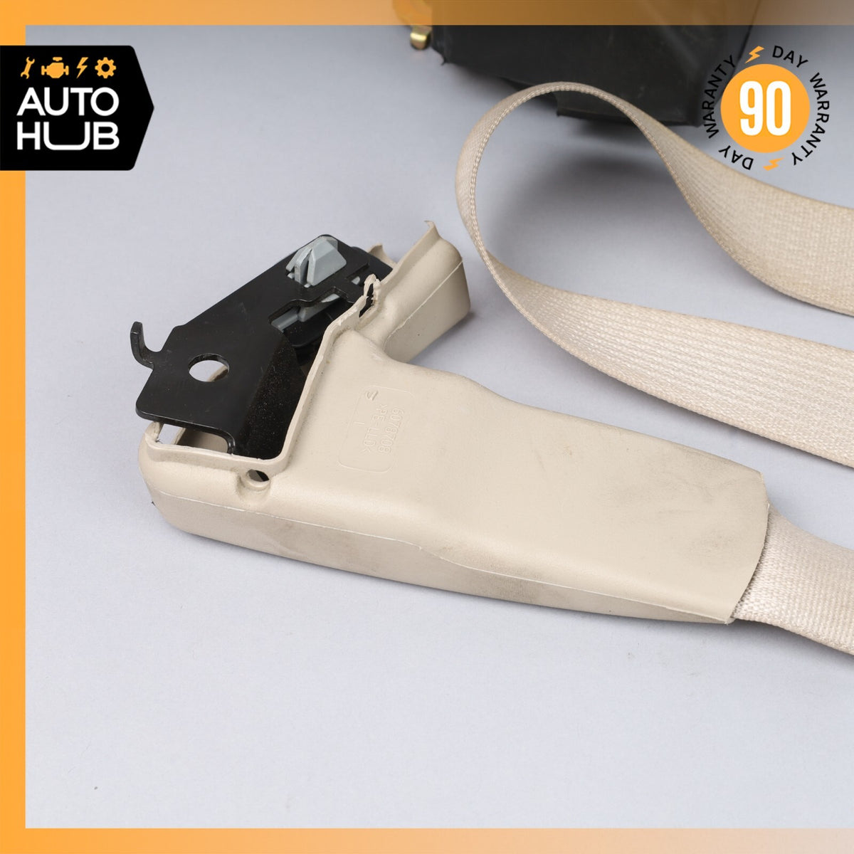 04-06 Cadillac XLR Right Side Seatbelt Seat Belt Retractor Beige 89023216 OEM - photo 6