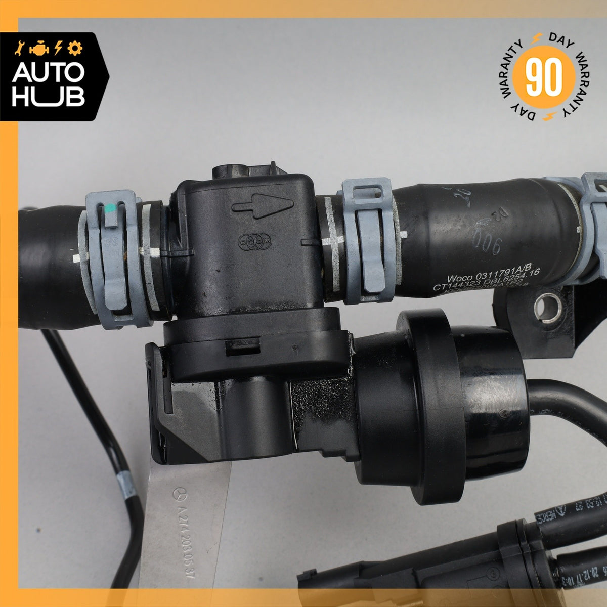 16-19 Mercedes X253 GLC300 Between Thermostat Heater Water Line OEM - photo 4