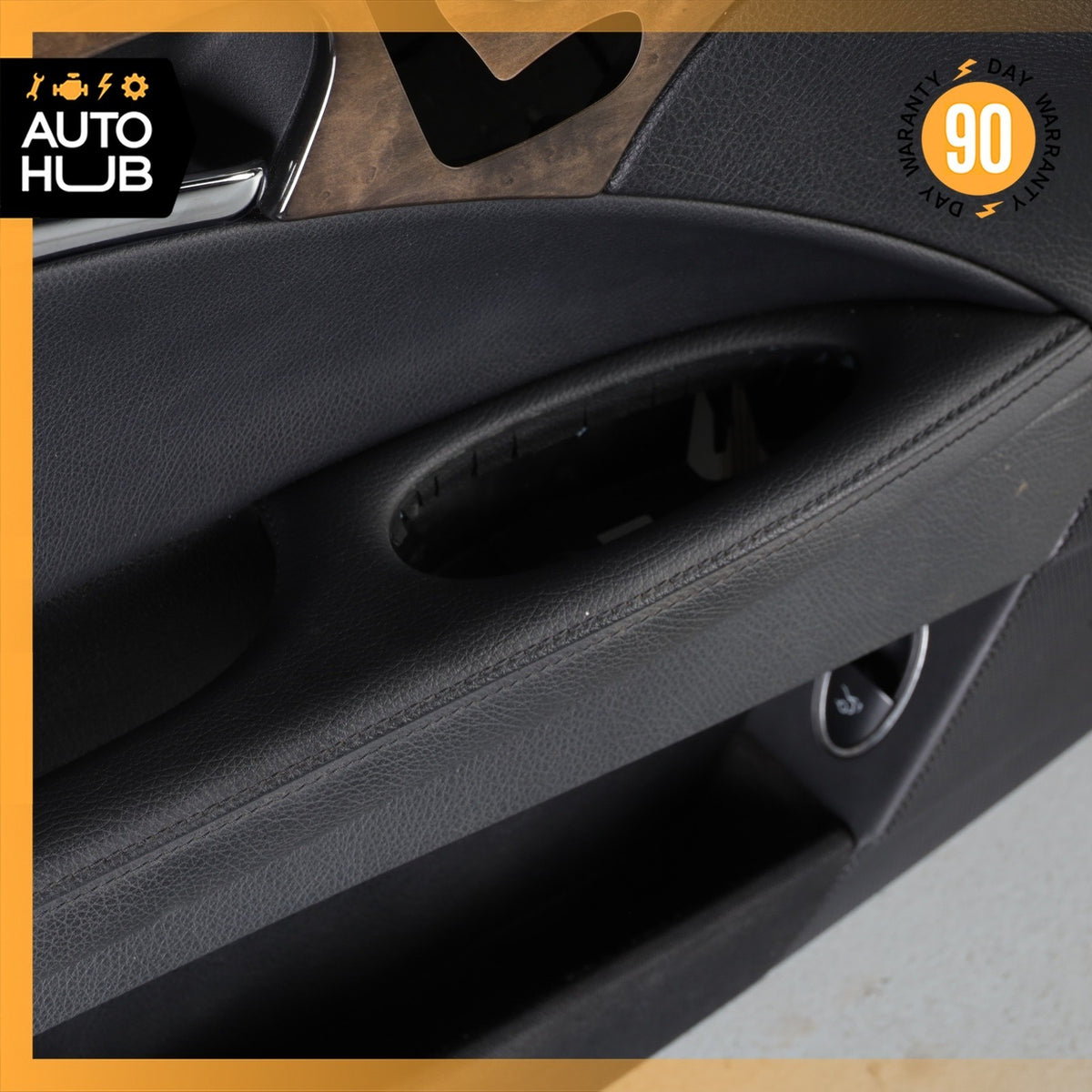 07-09 Mercedes W211 E350 E550 Interior Door Panel Front Left Side Black OEM - photo 9