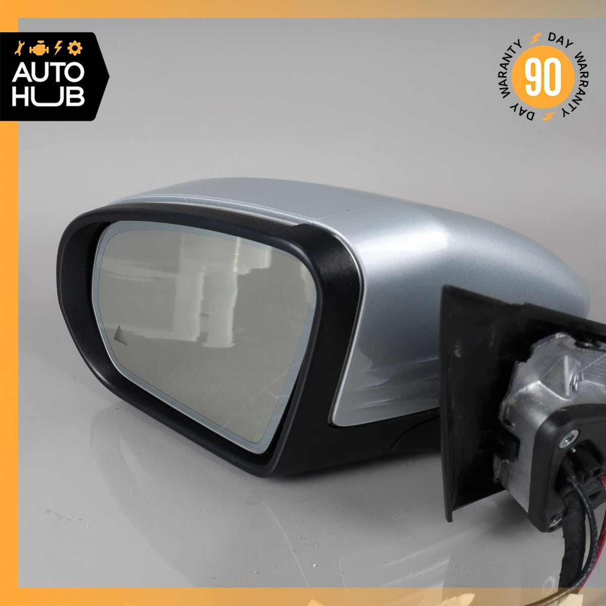 15-16 Mercedes W205 C300 Sedan Left Side Rear View Door Mirror w/ Blind Spot OEM - photo 3