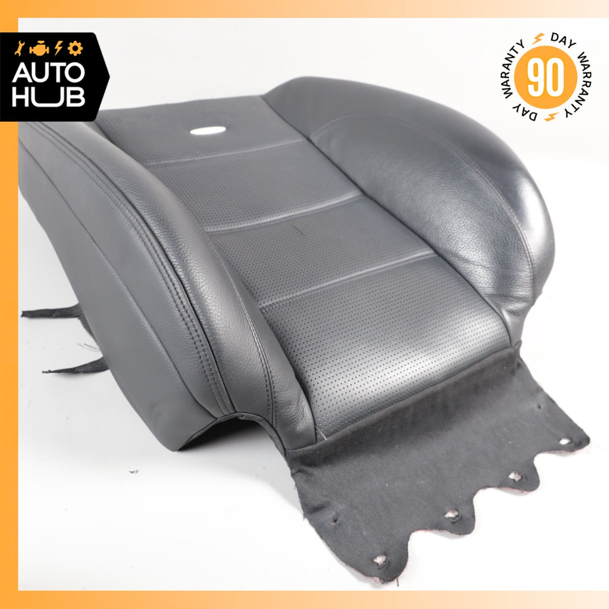 08-13 Mercedes W221 S63 AMG Front Left Driver Side Seat Upper Cushion Black OEM - photo 16