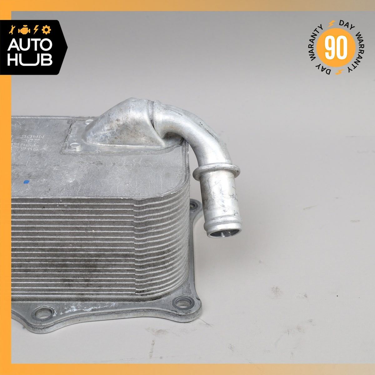 15-18 Porsche Macan 95B S GTS 3.0L V6 Engine Oil Cooler Heat Exchanger OEM 63k - photo 5