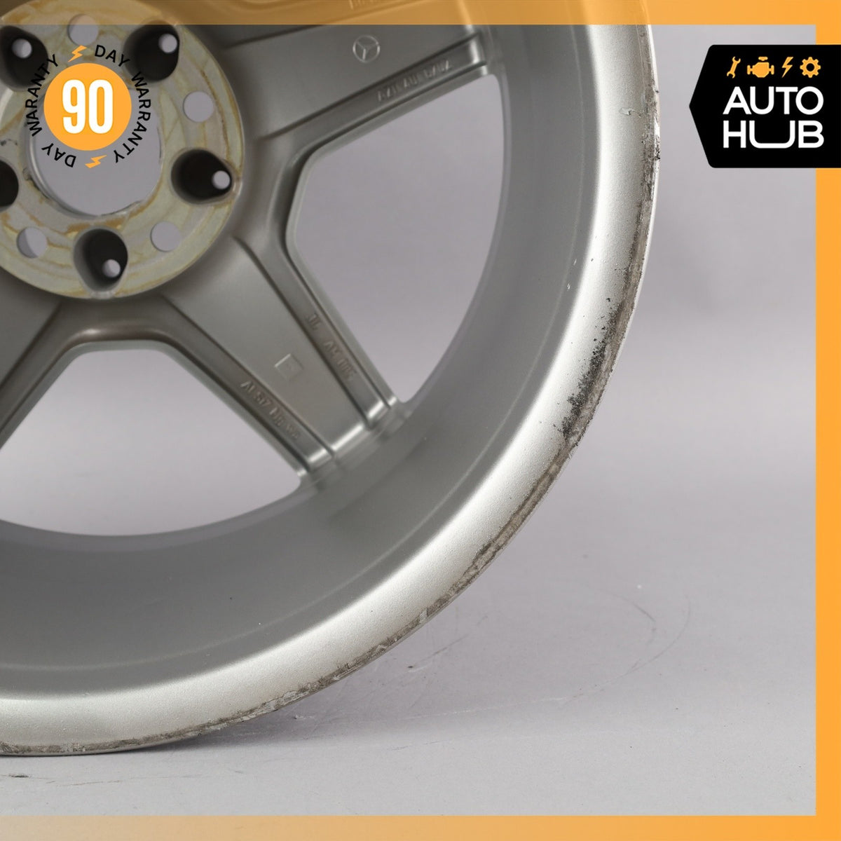 Mercedes W211 E350 E55 CLS55 AMG 9 x 18 18" Rear Wheel Rim 2114016702 OEM - photo 15