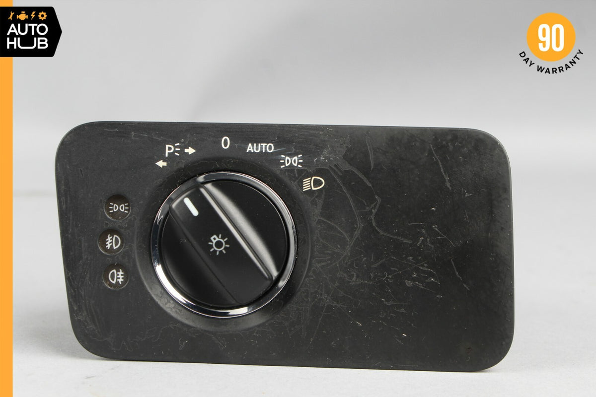 06-11 Mercedes W219 CLS550 CLS55 AMG Headlight Control Switch Black OEM - photo 3