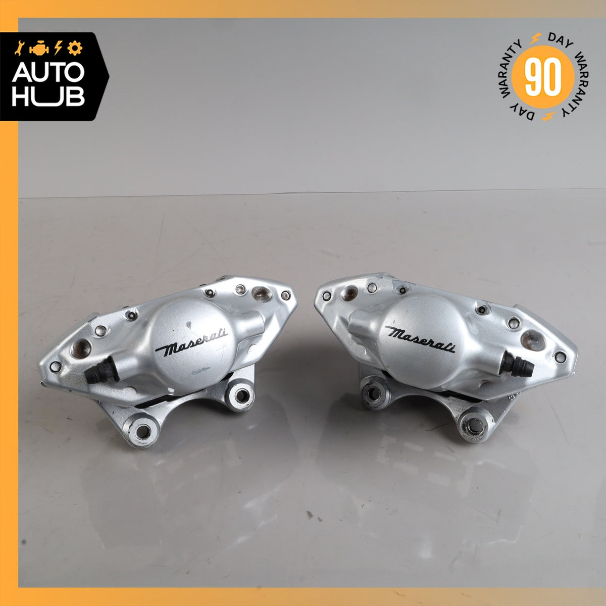 03-06 Maserati Quattroporte Rear Left & Right Brake Caliper Calipers Set OEM 84k - photo 2