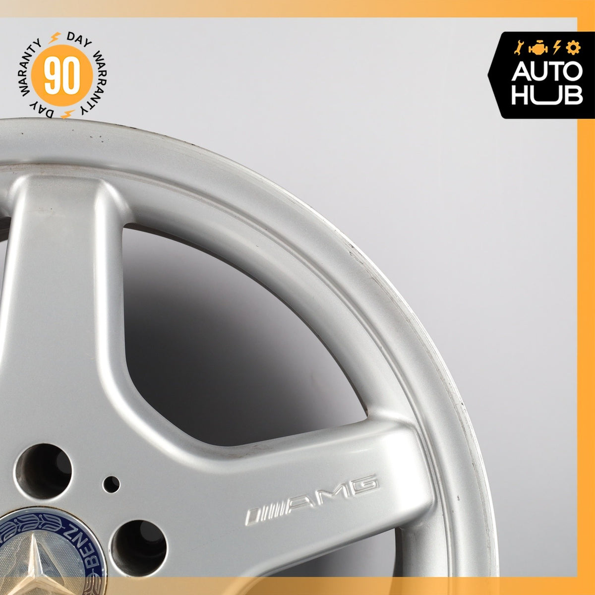 03-12 Mercedes R230 SL500 SL55 AMG 8.5 x 18 18" Front Wheel Rim 2304011002 OEM - photo 3