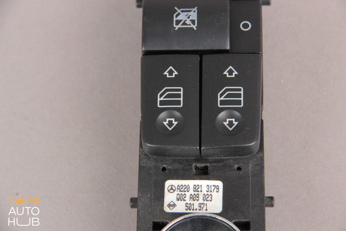 03-06 Mercedes W220 S430 S500 S55 AMG Left Driver Side Master Window Switch OEM - photo 3