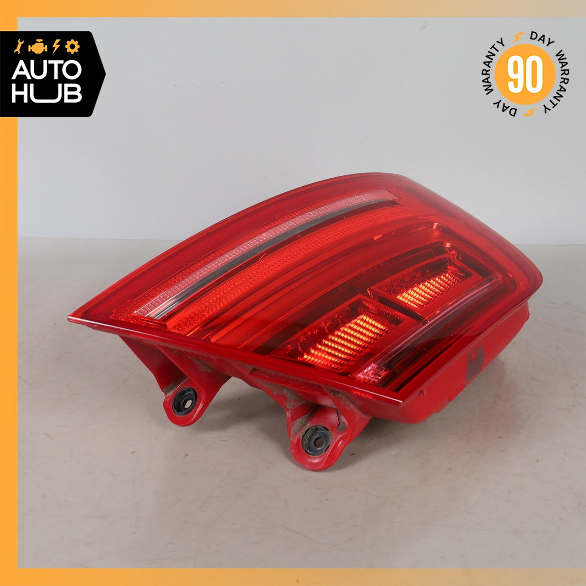 11-14 Audi D4 A8 Rear Left Driver Side LED Outer Tail Light Assembly OEM - photo 9