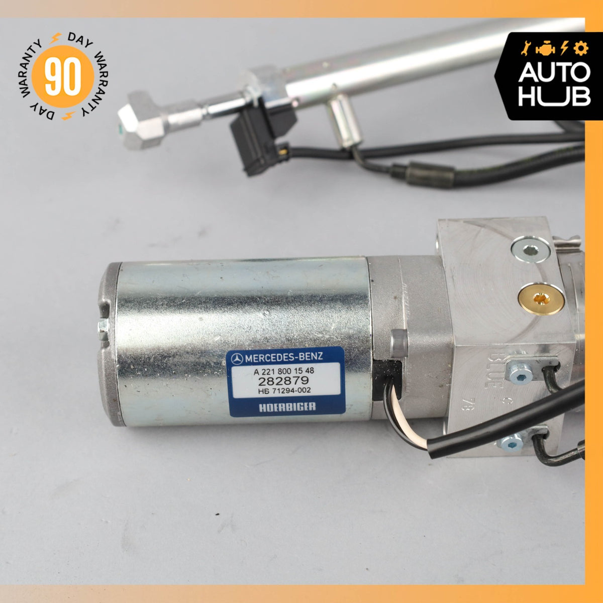 07-13 Mercedes W221 S550 S600 Trunk Lid Locking Hydraulic Pull Down Pump w/ Case - photo 6